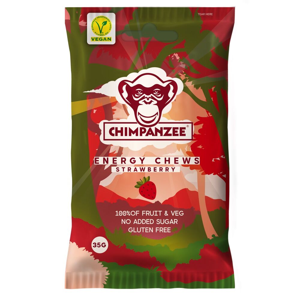 Chimpanzee Energy Chews Strawberry 35g